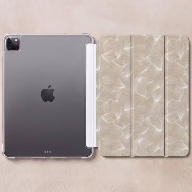 iPad-Hülle - Organisch - Textur - Beige — 6