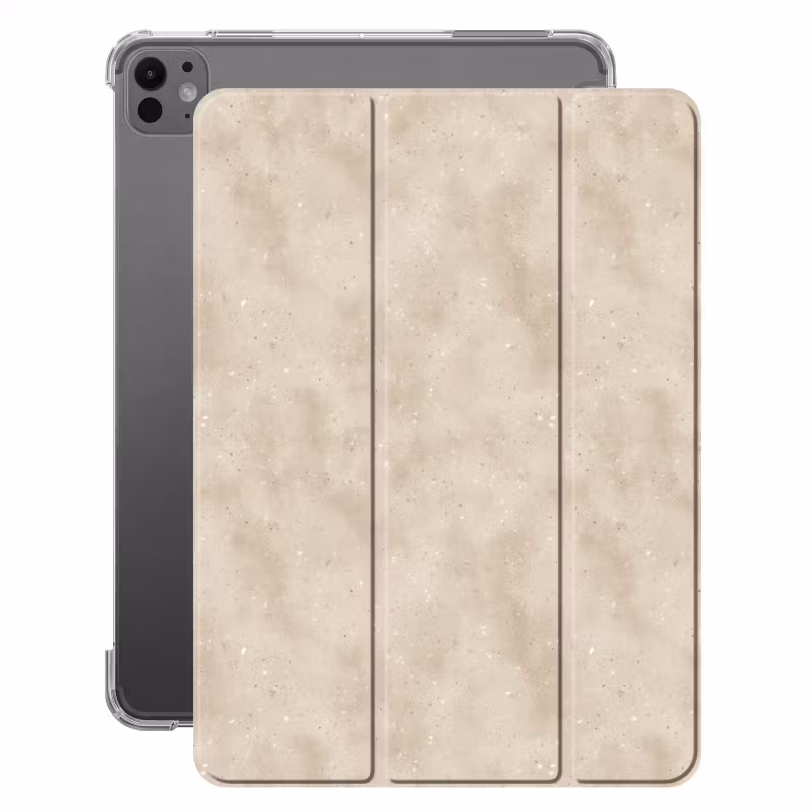 iPad-Hülle - Textur - Sprenkeln - Beige — 1