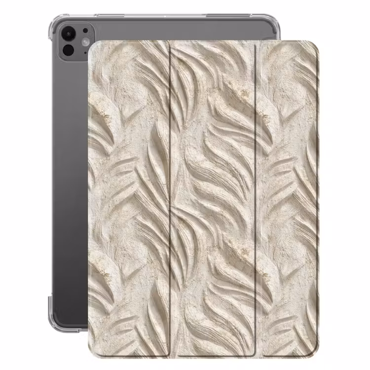 iPad-Hülle - Textur - Relief - Beige — 1
