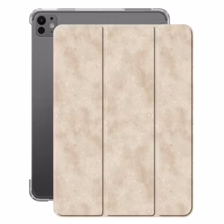 iPad-Hülle - Textur - Sprenkeln - Beige — 1