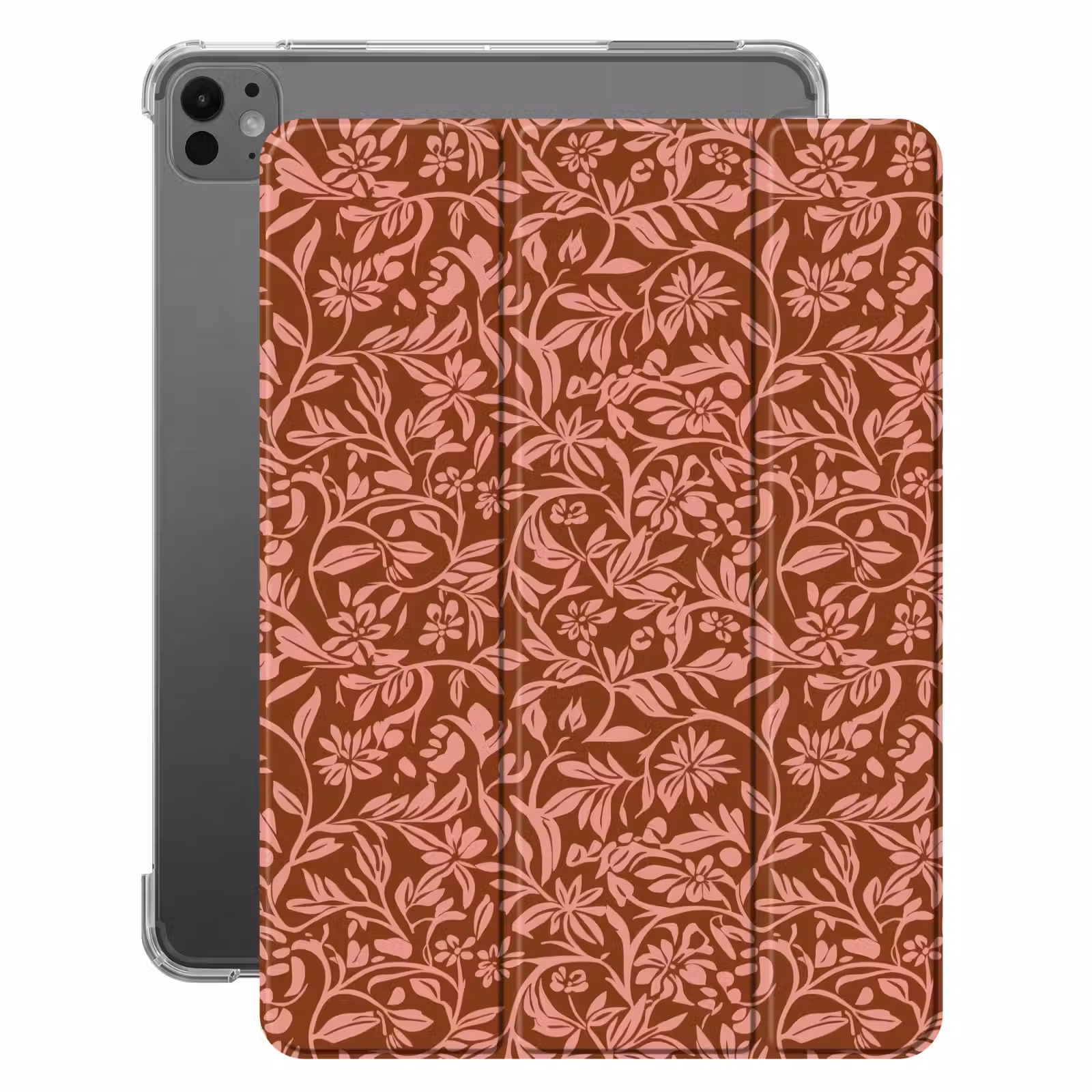 iPad-Hülle - Blumen - Druck - Rosa — 1