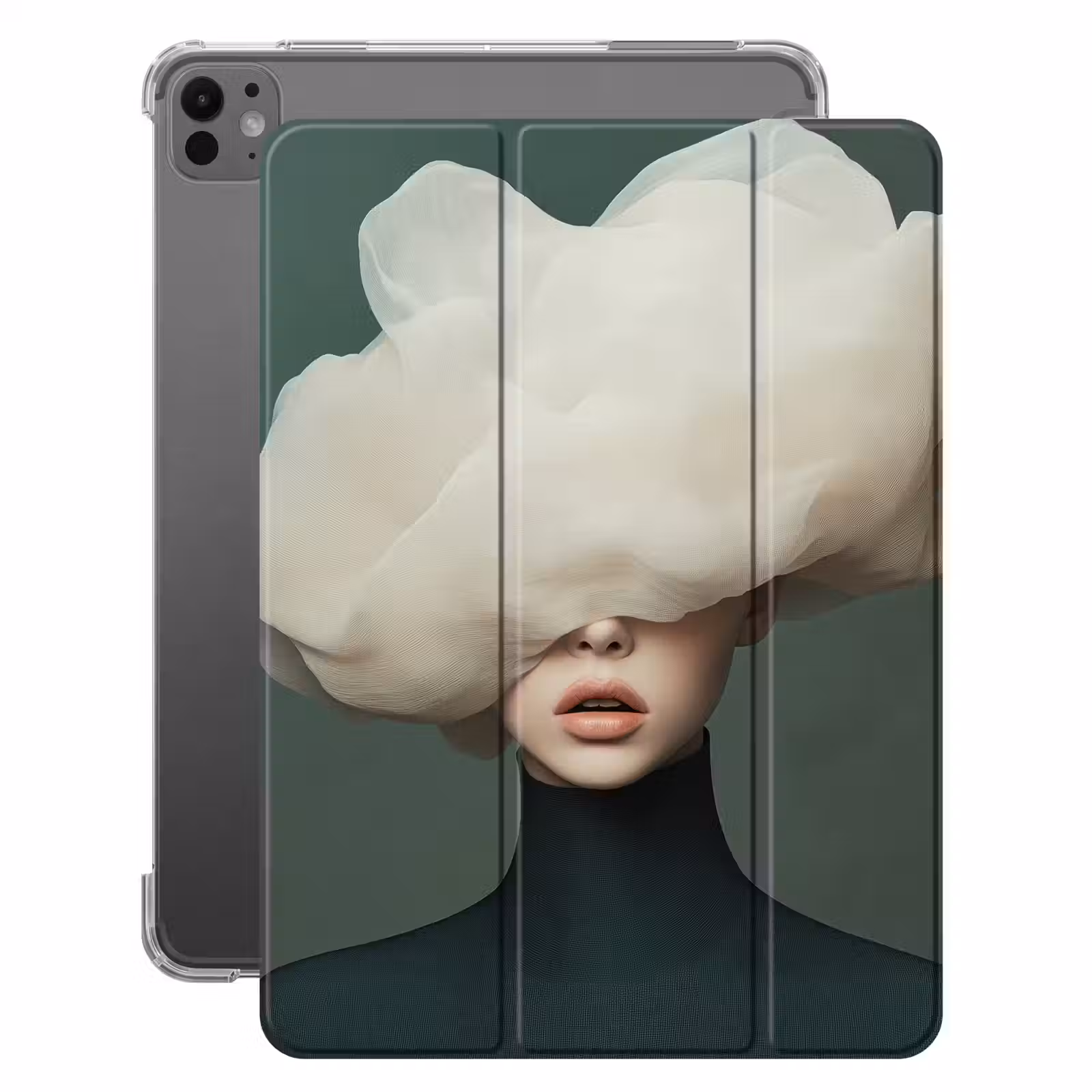 iPad-Hülle - Hut - Frau - Beige — 1