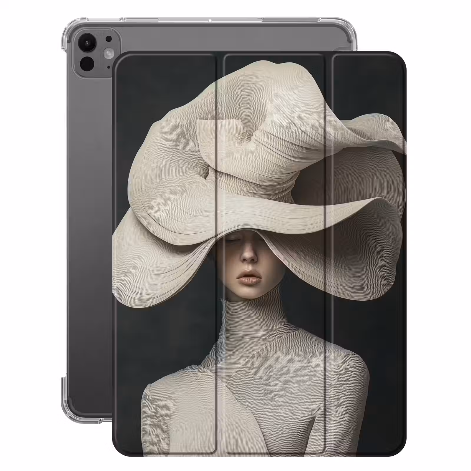 iPad-Hülle - Modern - Frau - Hut — 1