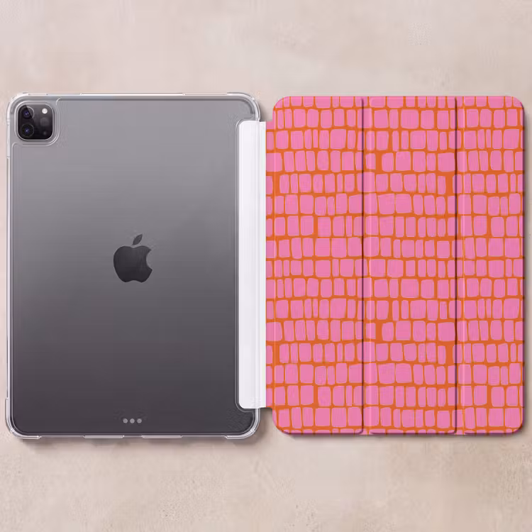 iPad-Hülle - Bio - Gitter - Rosa — 6