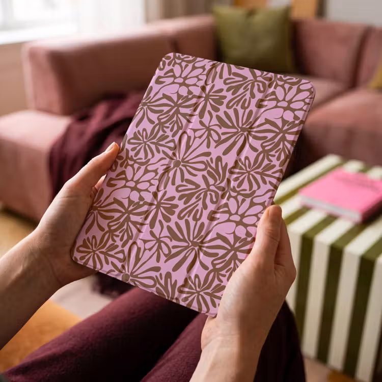 iPad-Hülle - Bio - Muster - Rosa — 4