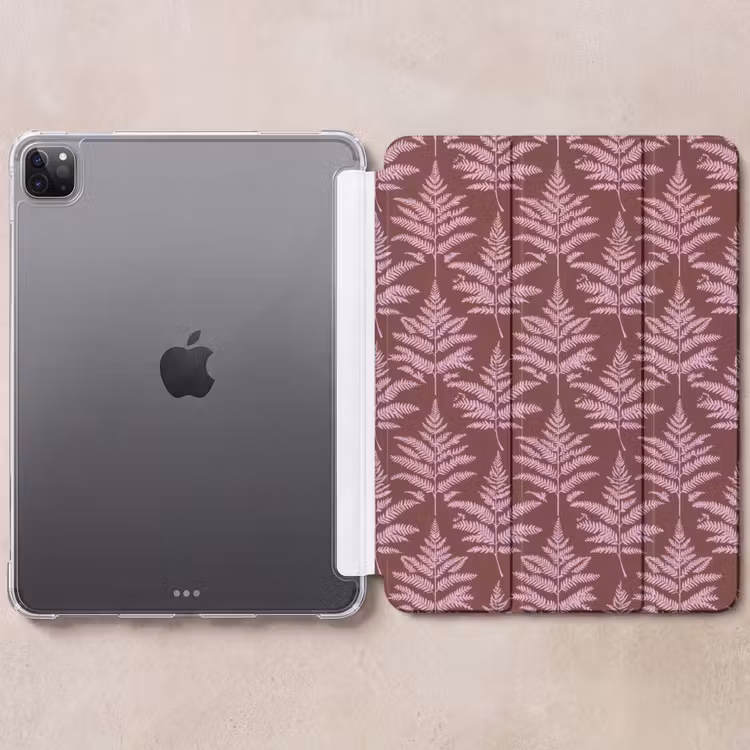 iPad-Hülle - Blatt - Muster - Lila — 6