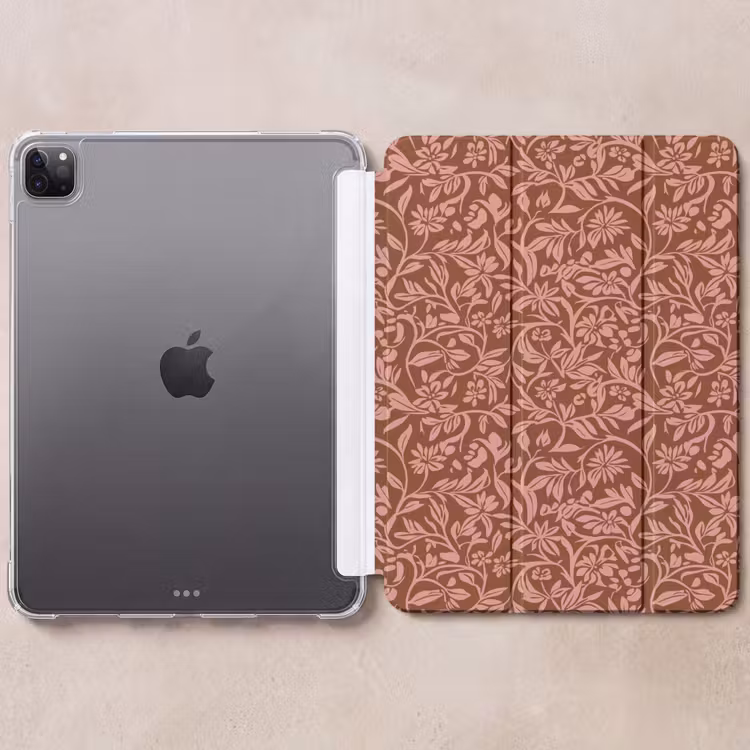 iPad-Hülle - Blumen - Druck - Rosa — 6