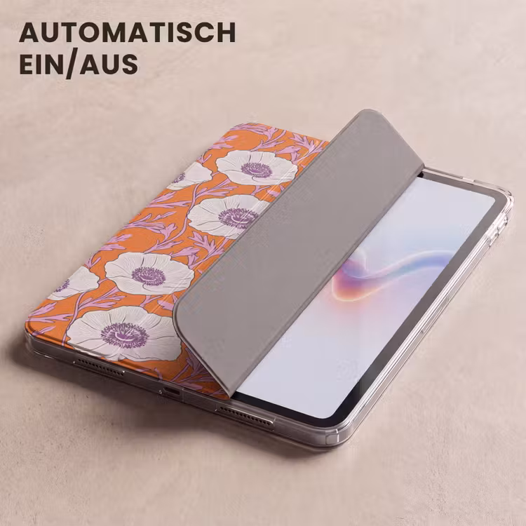 iPad-Hülle - Blumen - Grafik - Orange — 5