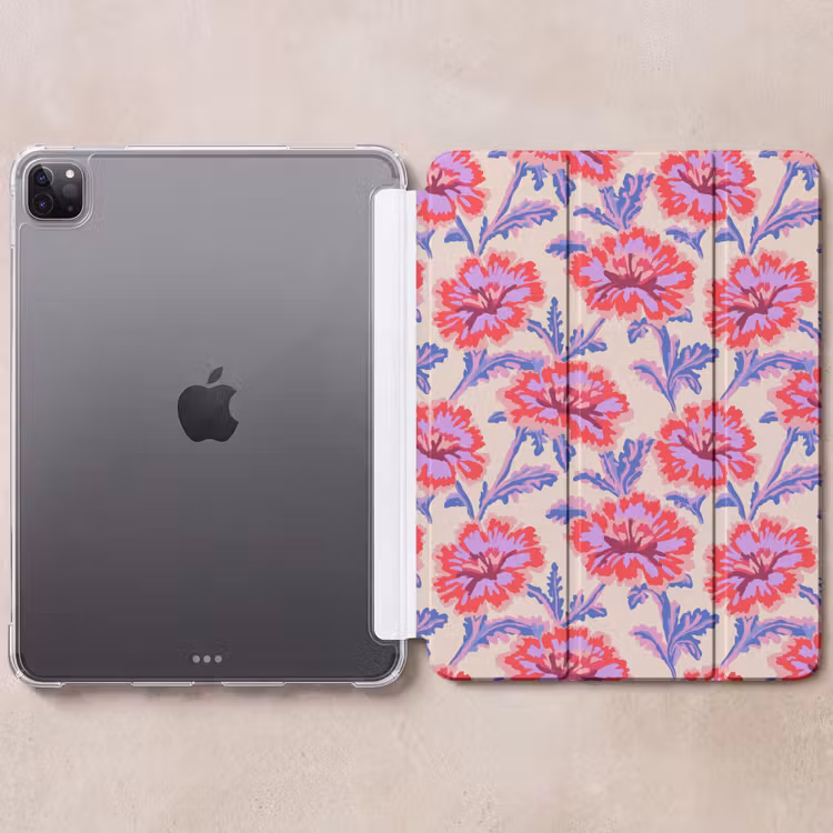 iPad-Hülle - Blumen - Muster - Mehrfarbig — 6