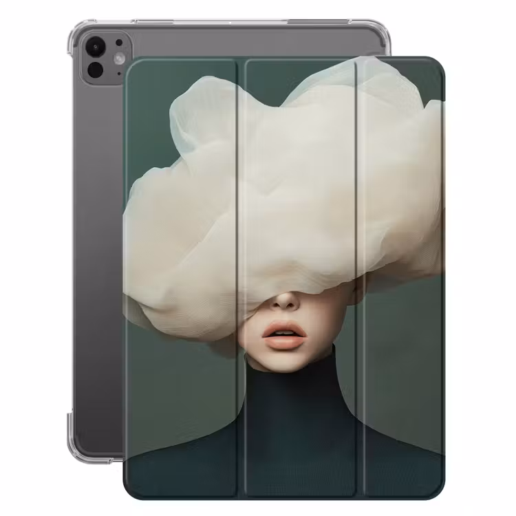 iPad-Hülle - Hut - Frau - Beige — 1