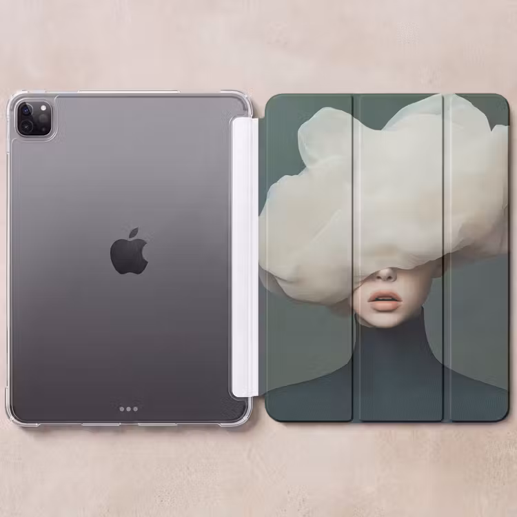 iPad-Hülle - Hut - Frau - Beige — 6