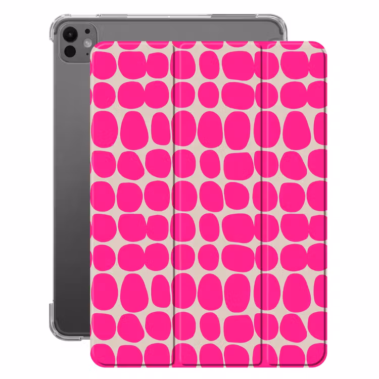 iPad-Hülle - Polka dots - Muster - Rosa — 1