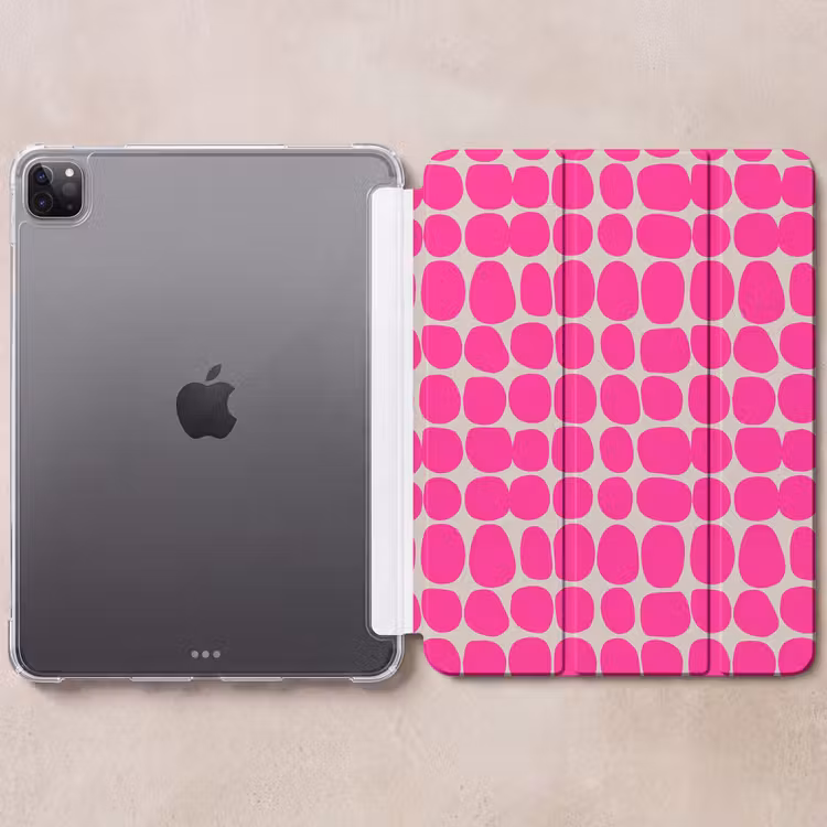 iPad-Hülle - Polka dots - Muster - Rosa — 6