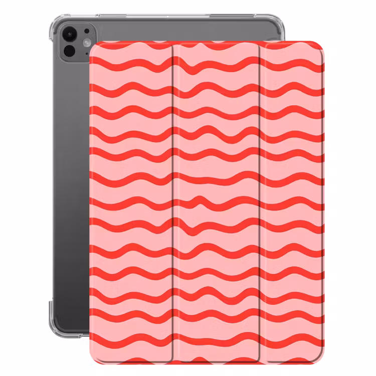 iPad-Hülle - Verspielt - Muster - Rot — 1