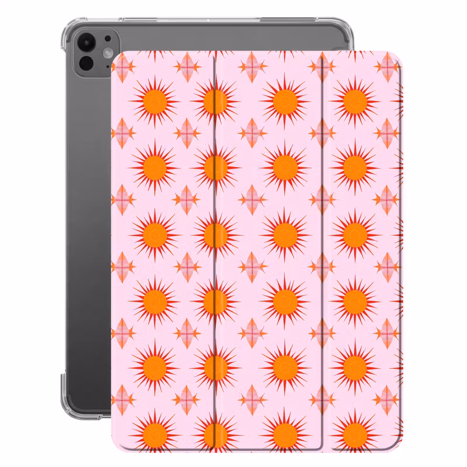 iPad-Hülle - Sonne - Muster - Rosa — 1
