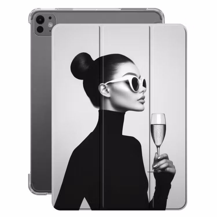iPad-Hülle - Frau - Champagner - Modern — 1