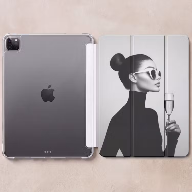 iPad-Hülle - Frau - Champagner - Modern — 6