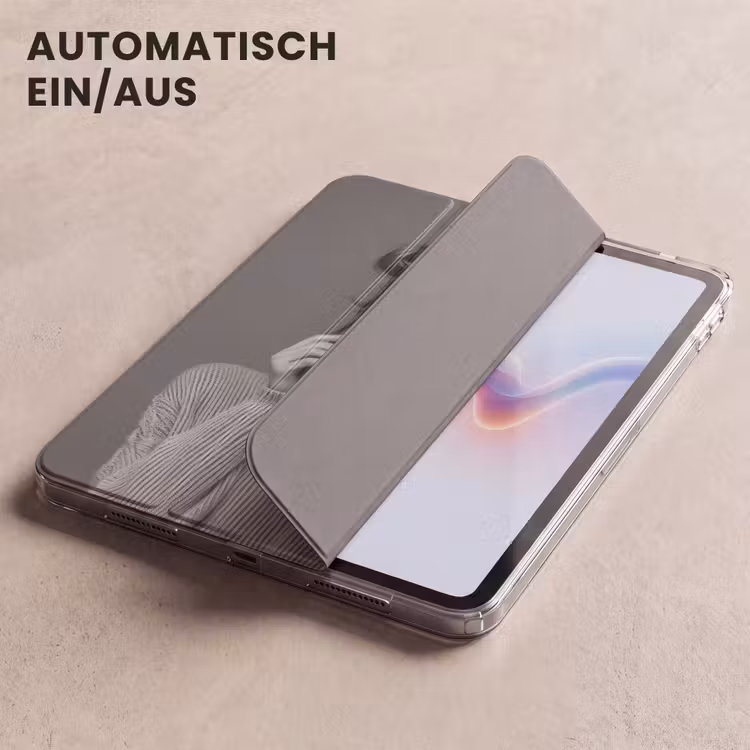 iPad-Hülle - Frau - Kaffee - Schwarz - Weiß — 5
