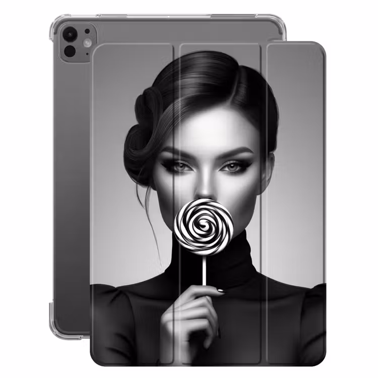 iPad-Hülle - Frau - Lolly - Schwarz — 1