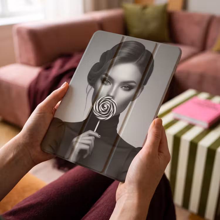iPad-Hülle - Frau - Lolly - Schwarz — 4