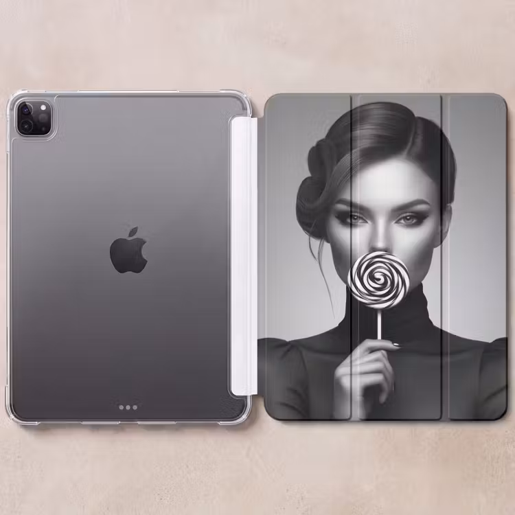 iPad-Hülle - Frau - Lolly - Schwarz — 6