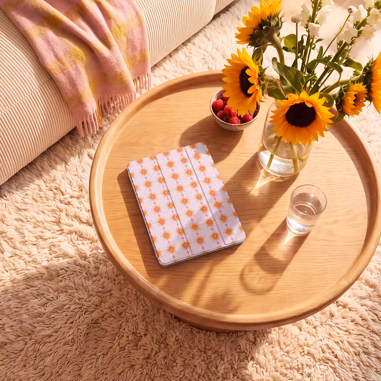 iPad-Hülle - Sonne - Motiv - Rosa — 2