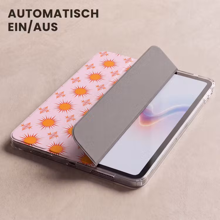 iPad-Hülle - Sonne - Muster - Rosa — 5