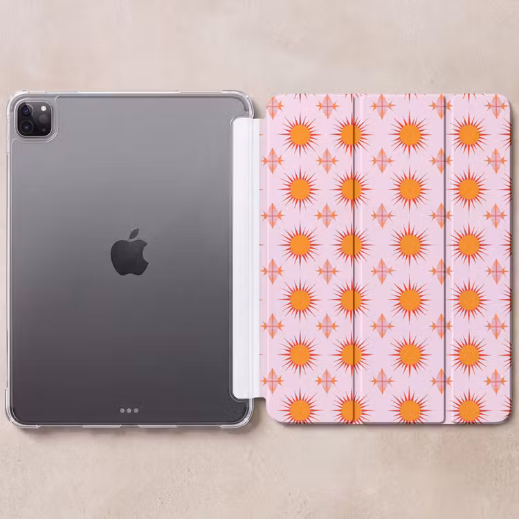 iPad-Hülle - Sonne - Muster - Rosa — 6