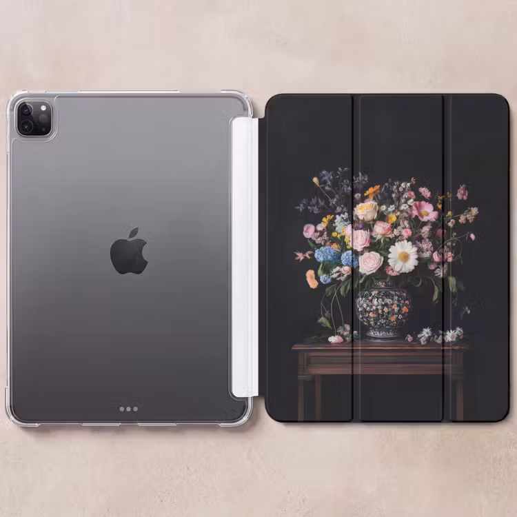 iPad-Hülle - Blumenvase - Holz - Blumen - Blumenstrauß — 6