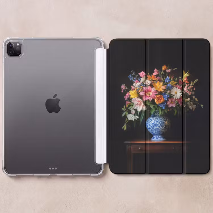 iPad-Hülle - Farbe - Vase - Blumen - Blumenstrauß — 6