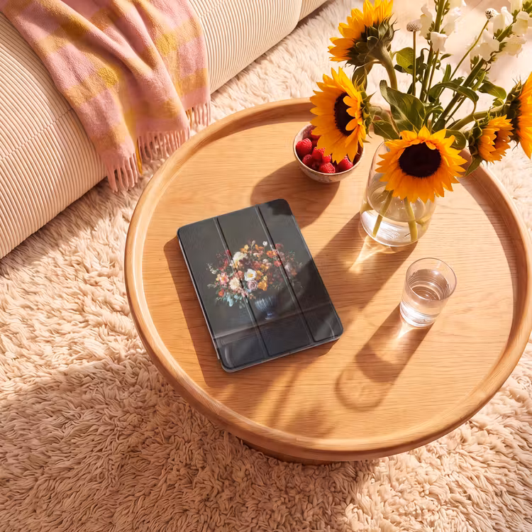 iPad-Hülle - Groß - Blumen - Vase - Blumenstrauß — 2