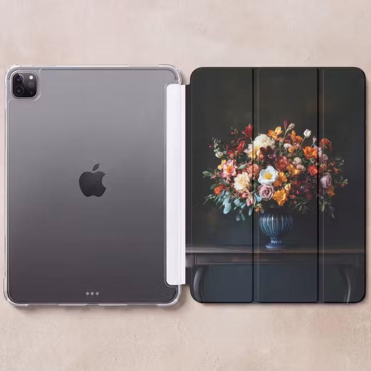 iPad-Hülle - Groß - Blumen - Vase - Blumenstrauß — 6