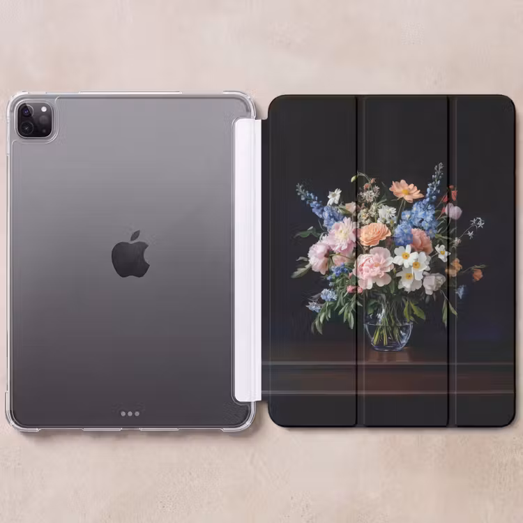 iPad-Hülle - Pastell - Blumen - Vase — 6