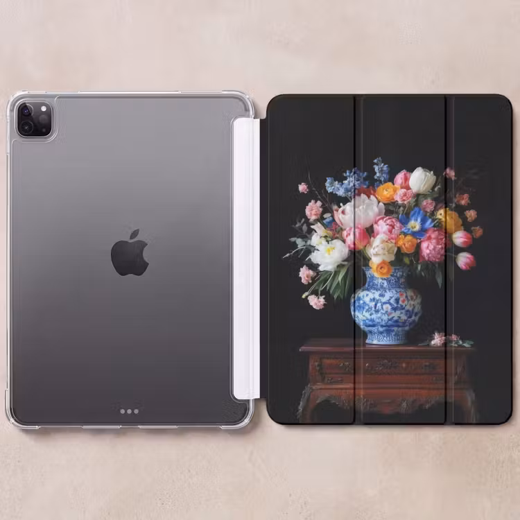 iPad-Hülle - Rosen - Blumen - Vase - Blumenstrauß — 6