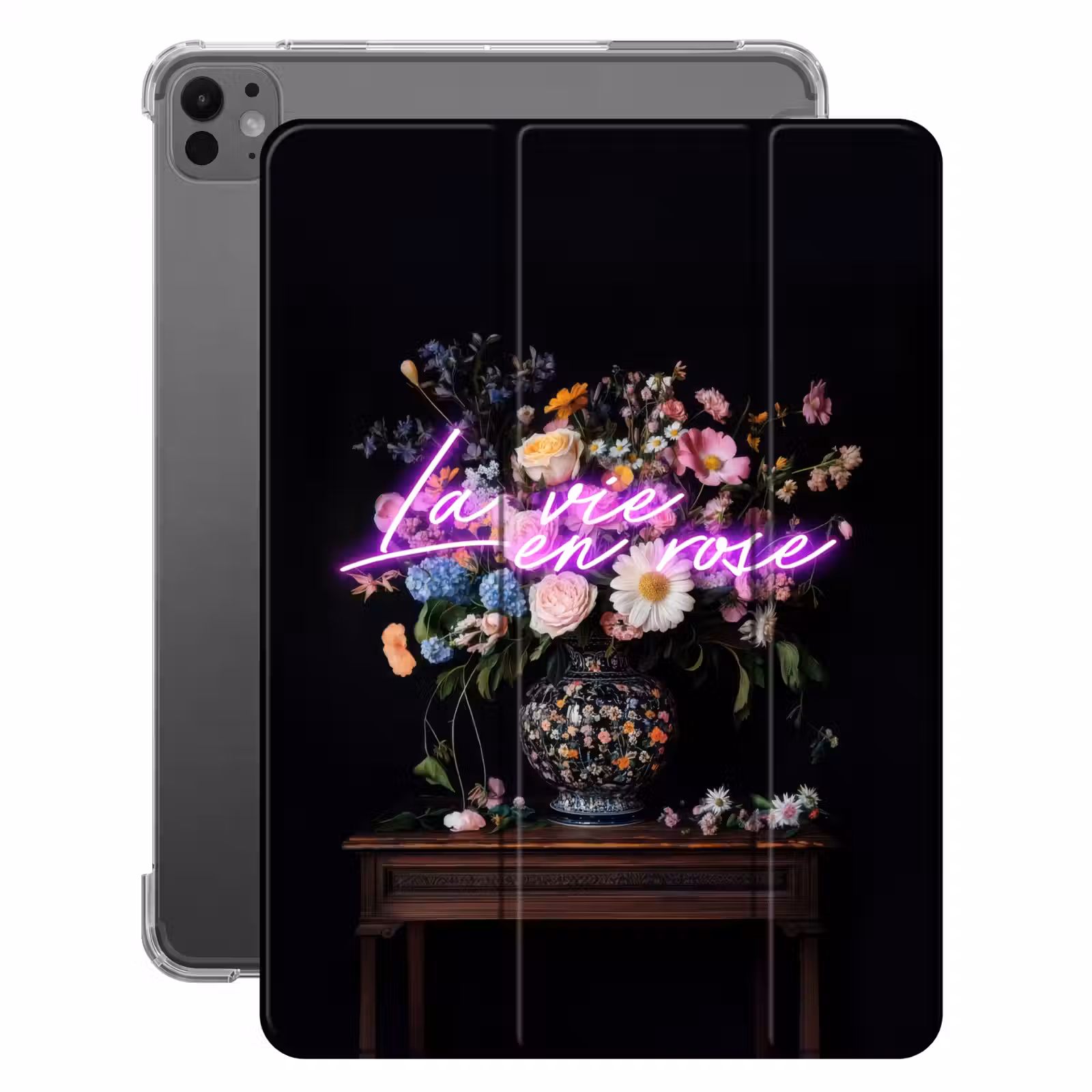 iPad-Hülle - Neon - Vase - Blumen — 1