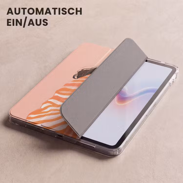 iPad-Hülle - Mädchen - Decke - Gestreift - Orange — 5