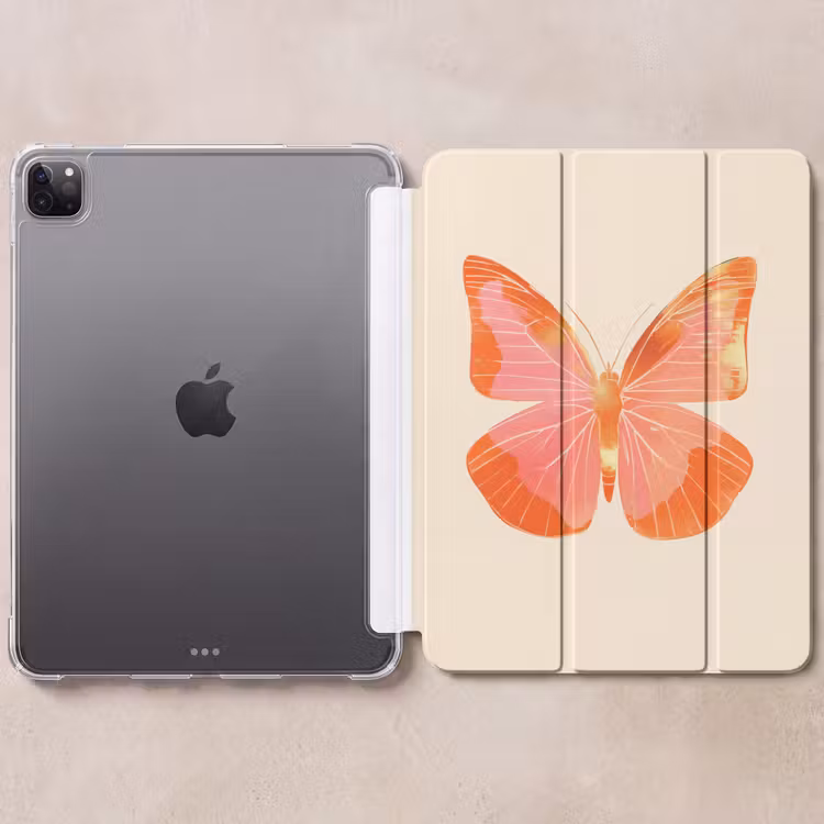 iPad-Hülle - Schmetterling - Minimalistisch - Rosa — 6