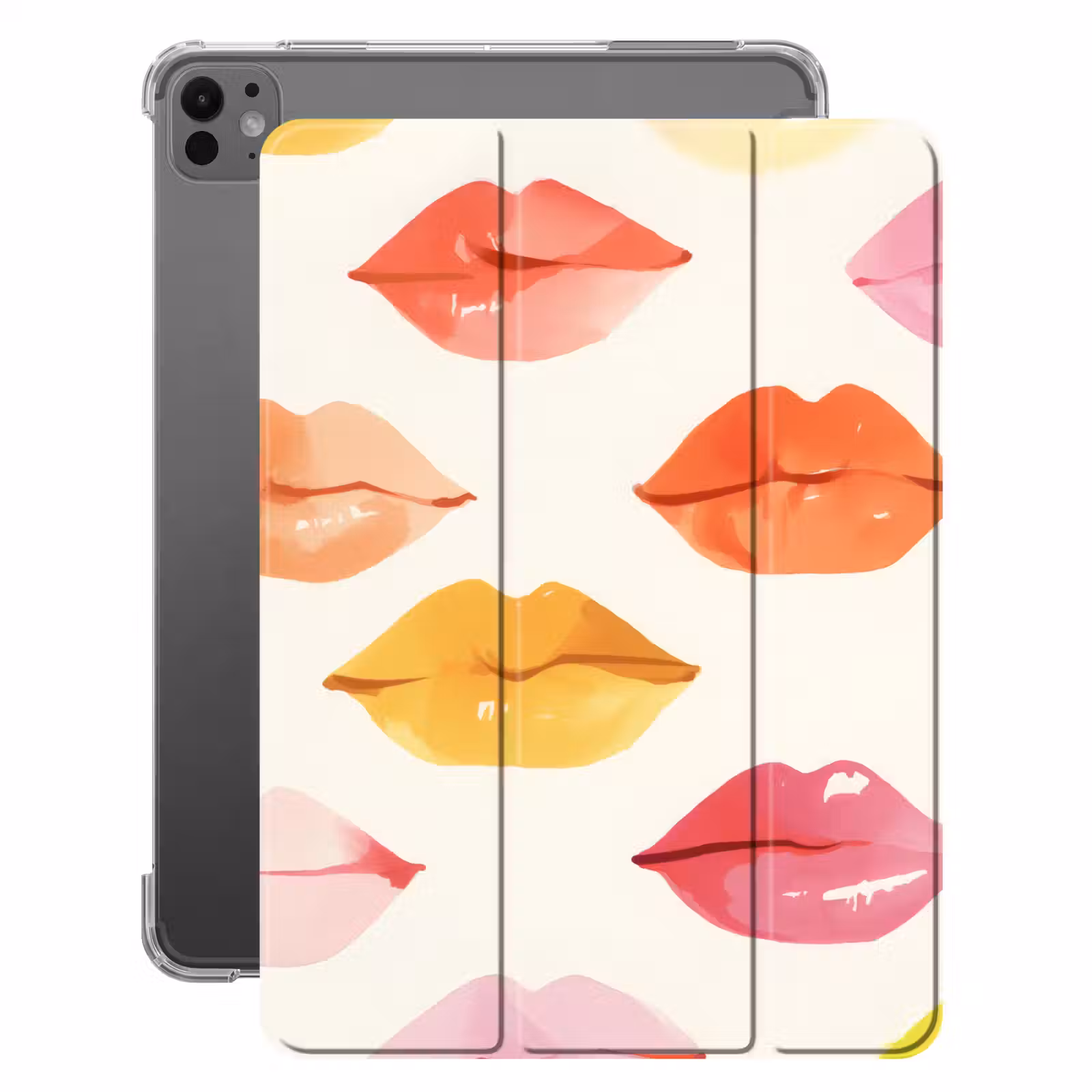 iPad-Hülle - Lippen - Bunt - Glänzend — 1