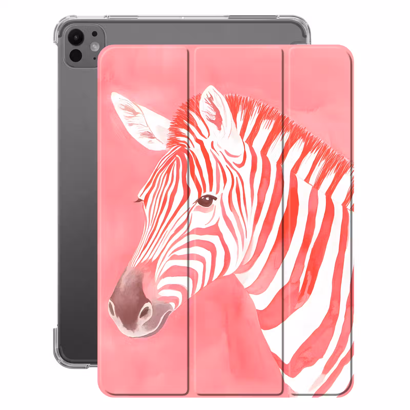 iPad-Hülle - Zebra - Rosa - Farbe — 1
