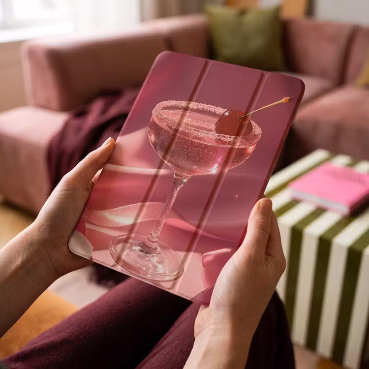 iPad-Hülle - Cocktail - Rosa - Luxe — 4