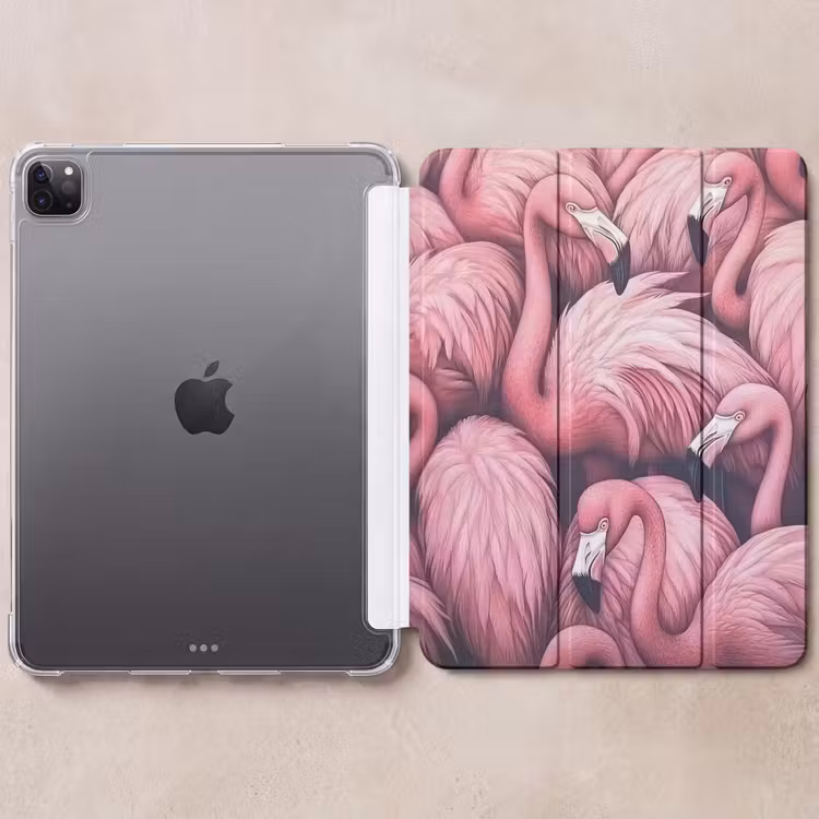 iPad-Hülle - Flamingo - Rosa - Tiere — 6