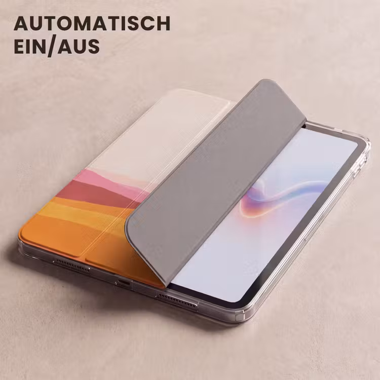 iPad-Hülle - Hügel - Orange - Sonne - Abstrakt — 5