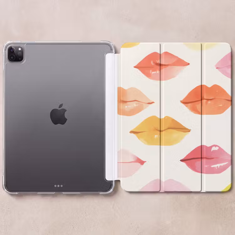 iPad-Hülle - Lippen - Bunt - Glänzend — 6