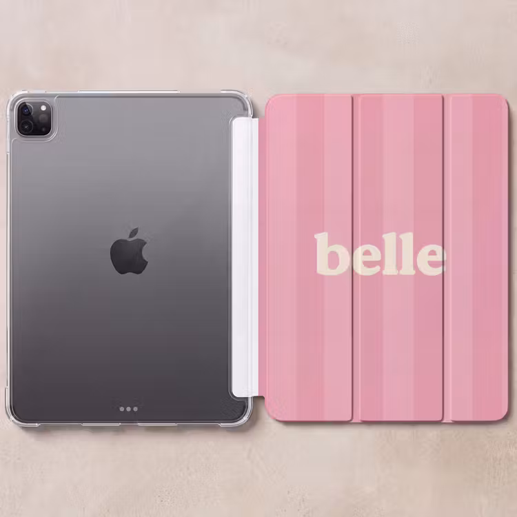 iPad-Hülle - Rosa - Gestreift - Belle — 6