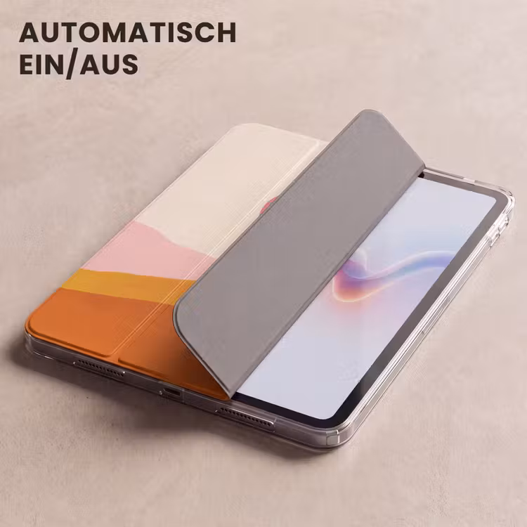 iPad-Hülle - Sonne - Hügel - Abstrakt - Rosa — 5