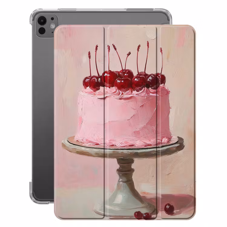 iPad-Hülle - Torte - Rosa - Kirsche — 1