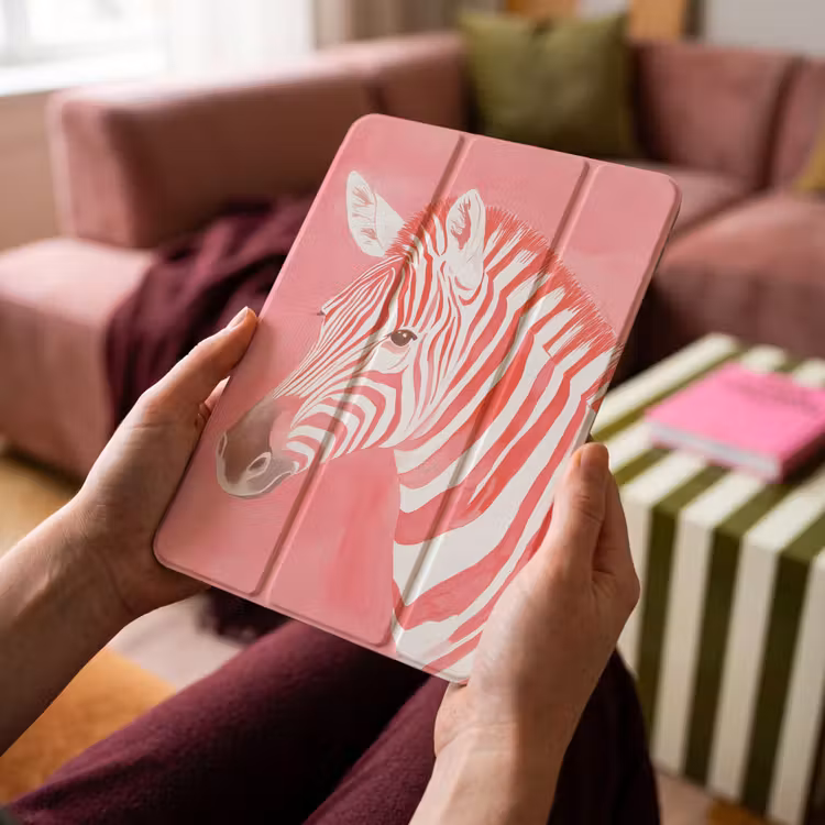 iPad-Hülle - Zebra - Rosa - Farbe — 4