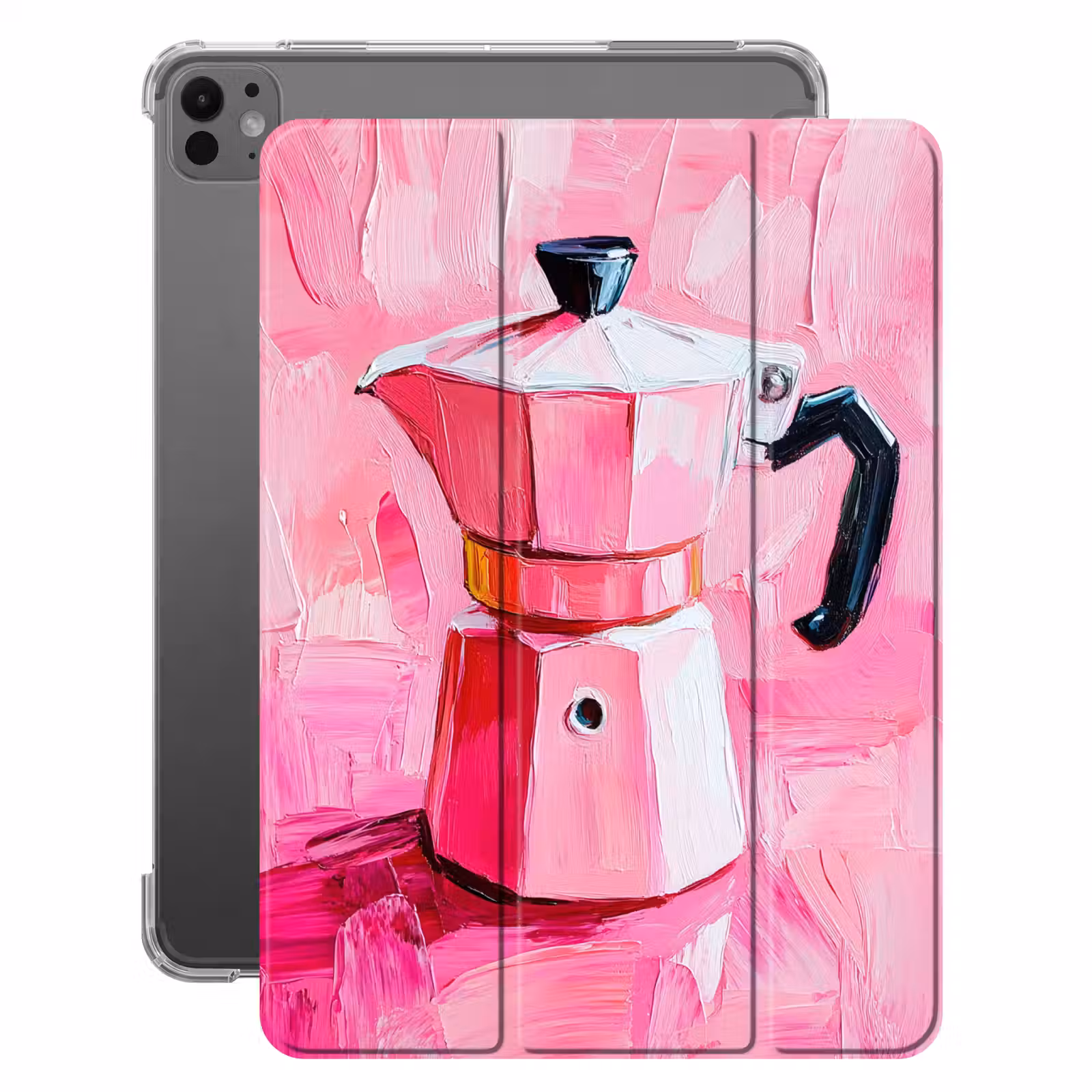 iPad-Hülle - Rosa - Farbe - Kaffee — 1