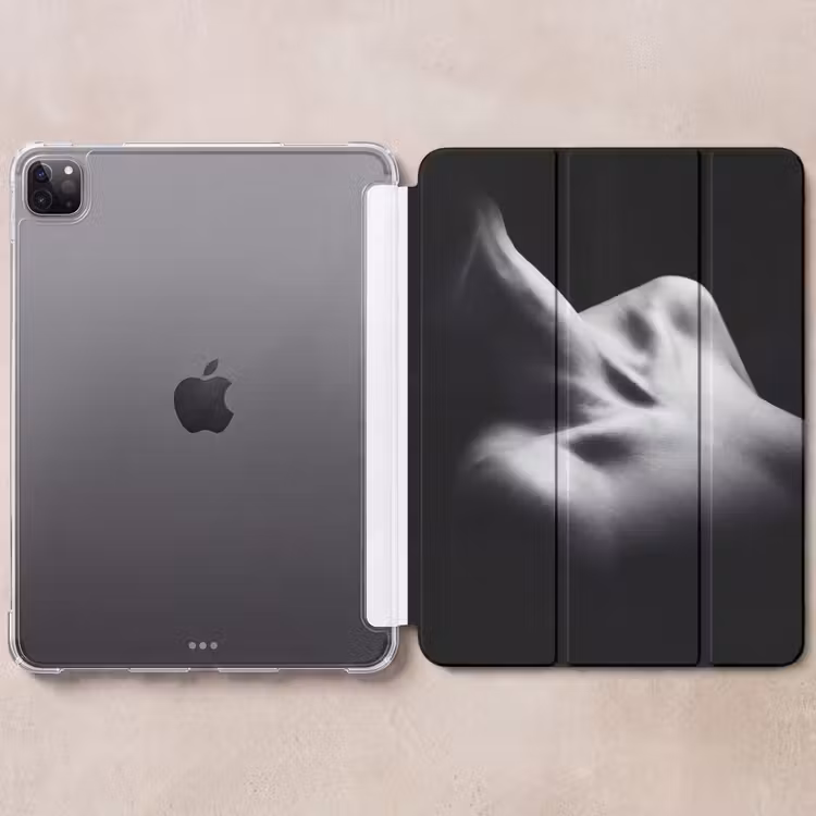 iPad-Hülle - Körper - Formen - Abstrakt - Schwarz - Weiß - Sinnlich — 6