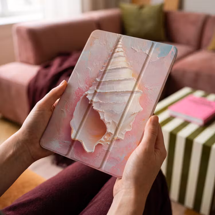 iPad-Hülle - Muschel - Pastell - Rosa — 4